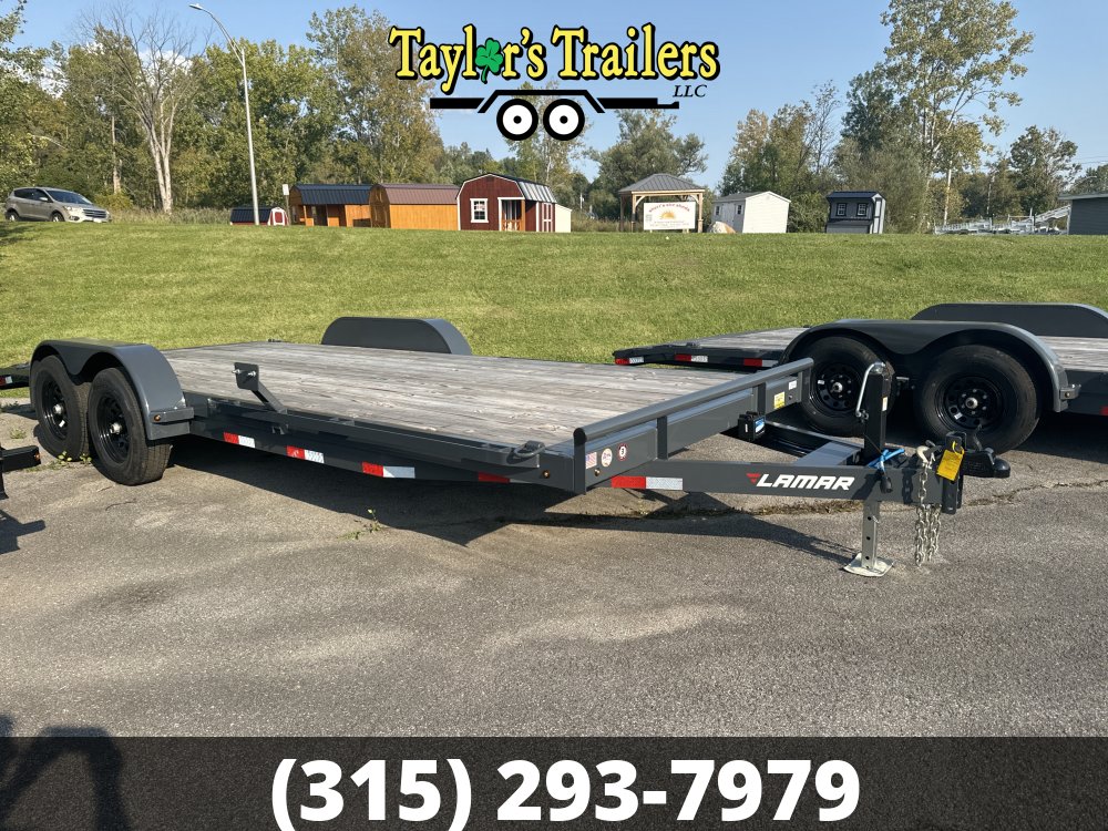 2024 Lamar Trailers 83x20 Flatbed Car Hauler 10,000 GVWR