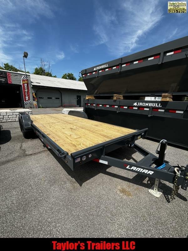 2024 Lamar Trailers 83x20 Flatbed Car Hauler 10,000 GVWR