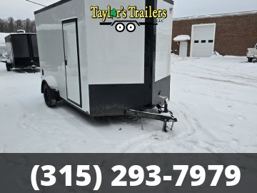 2025 Quality Cargo 7X12SA 3500 GVW w/ 7FT Ceiling & Blackout Package Enclosed Trailer