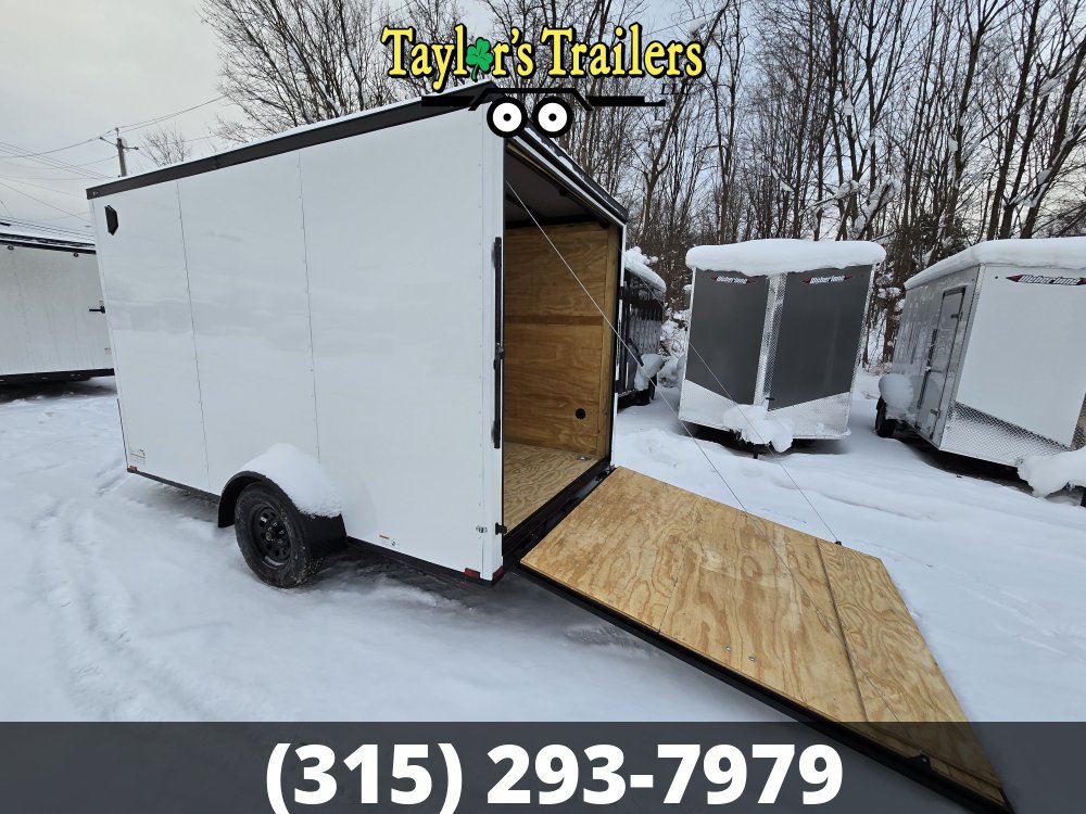 2025 Quality Cargo 7X12SA 3500 GVW w/ 7FT Ceiling & Blackout Package Enclosed Trailer