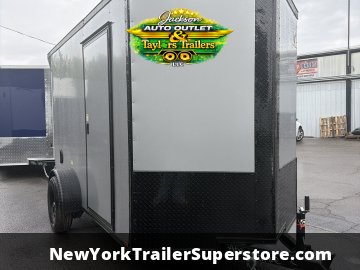 2027 Quality Cargo 6X10 W/ 6'6 Ceiling, Rear Wing w/ Lights
