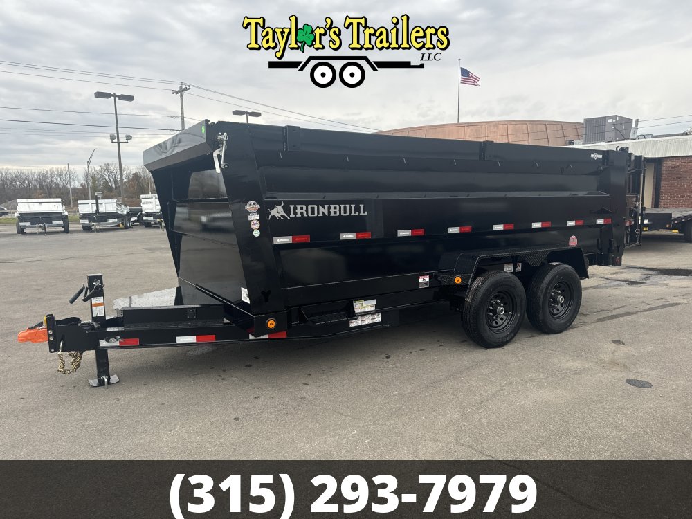 2025 Iron Bull 83x16 Dump Trailer 15K GVW