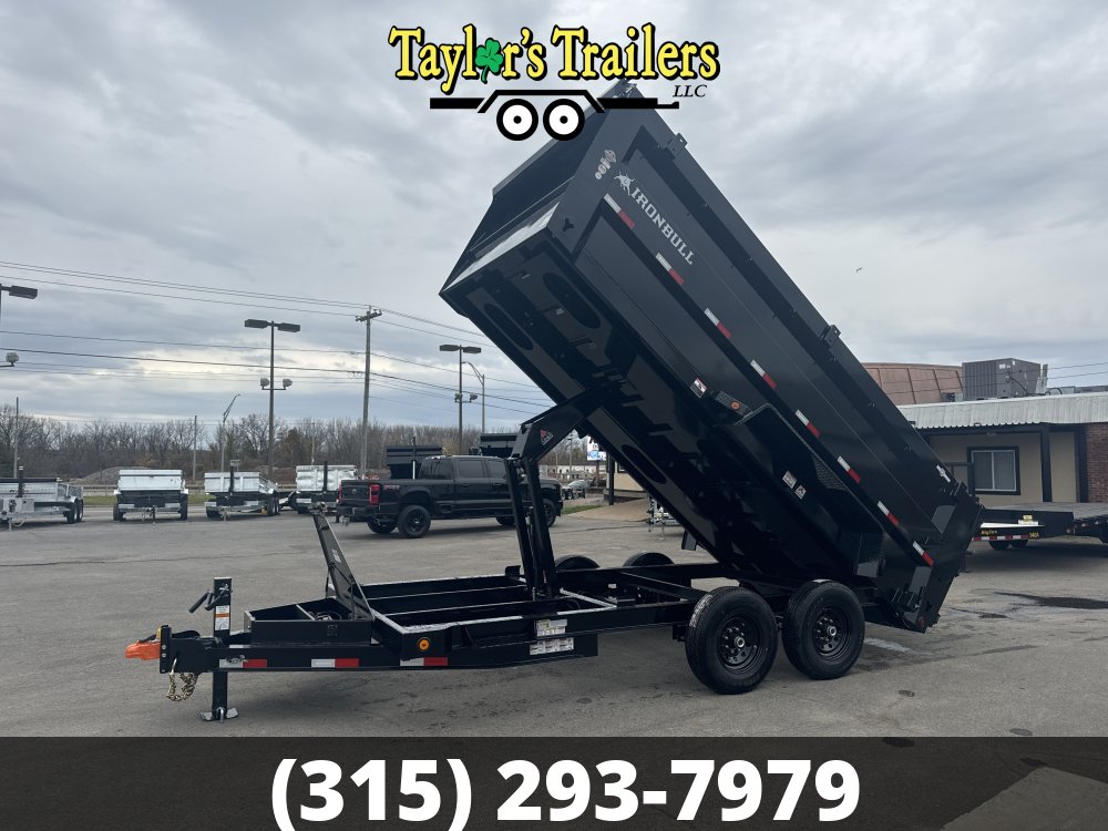 2025 Iron Bull 83x16 Dump Trailer 15K GVW