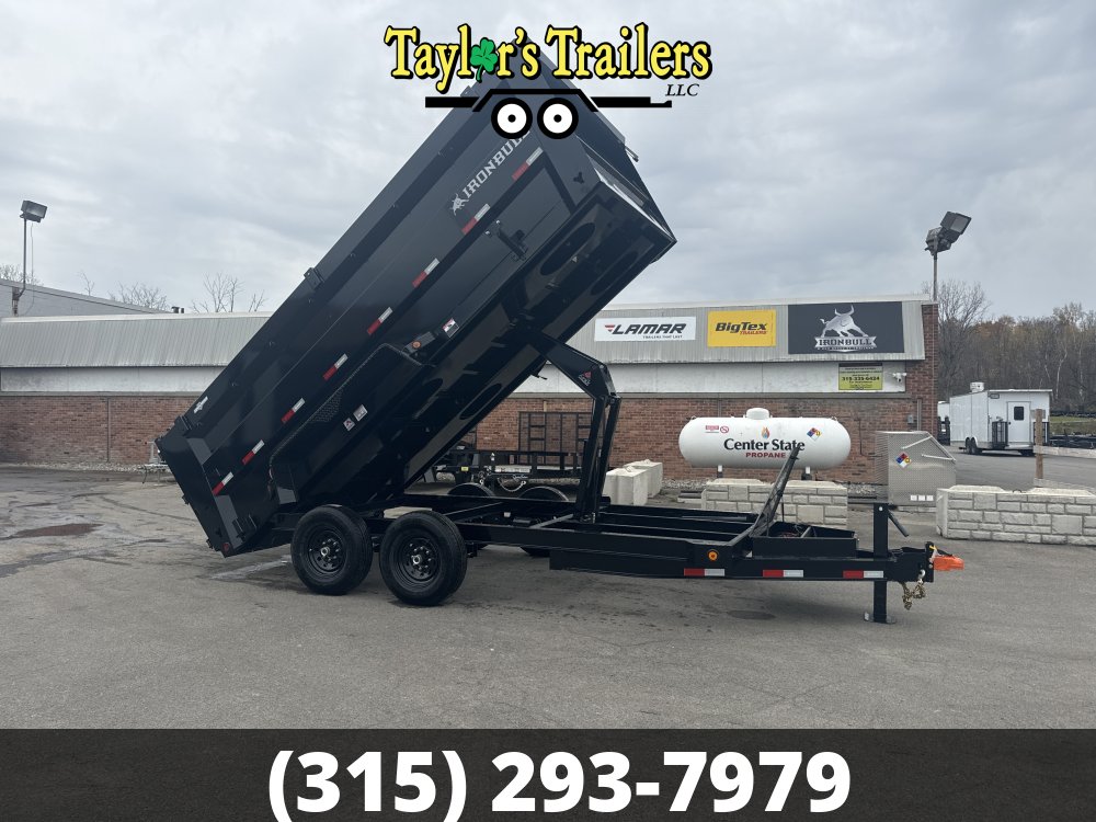 2025 Iron Bull 83x16 Dump Trailer 15K GVW