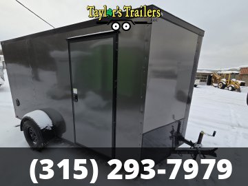 2025 Quality Cargo 6X12SA 3K GVW w/ 6'3 Ceiling & Blackout Package Enclosed Trailer