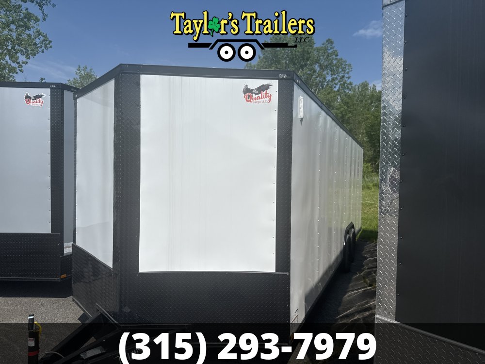 2025 Quality Cargo 8.5X24 10K GVW w/ 7FT Ceiling & Blackout Package Enclosed Trailer