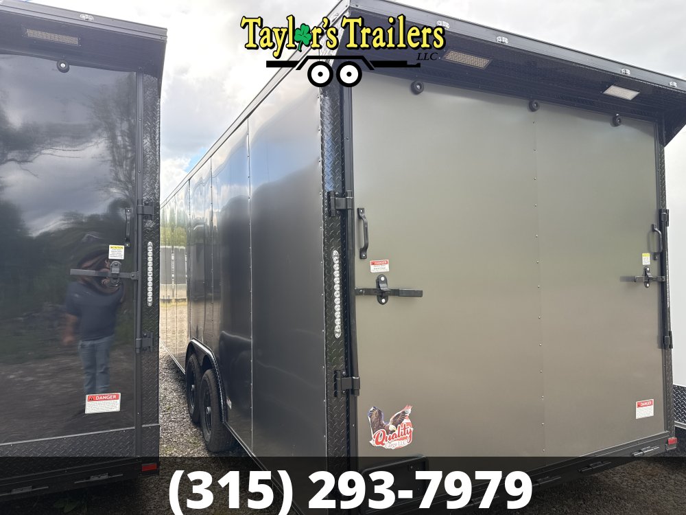 2025 Quality Cargo 8.5X24TA Cargo 9990 GVW w/ 7' Ceiling & Blackout Package