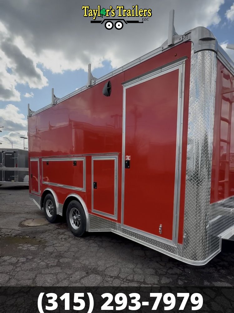 2025 Weberlane 8.5x16 10K GVW Tool Crib Contractor Trailer LOADED!!