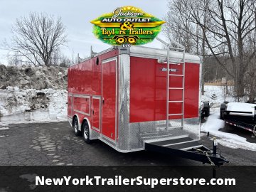 2025 Weberlane 8.5x16 10K GVW Tool Crib Contractor Trailer LOADED!!