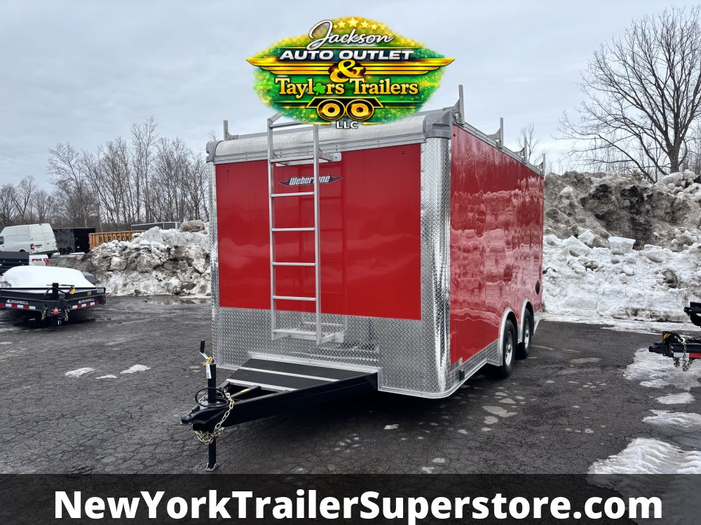 2025 Weberlane 8.5x16 10K GVW Tool Crib Contractor Trailer LOADED!!