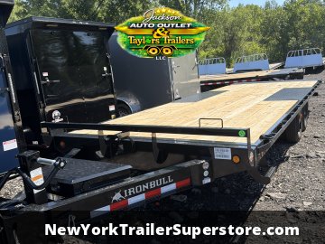 2027 Iron Bull 102X24 14K GVW Tilt Deck Over Equipment Trailer W/ Pintle Hitch