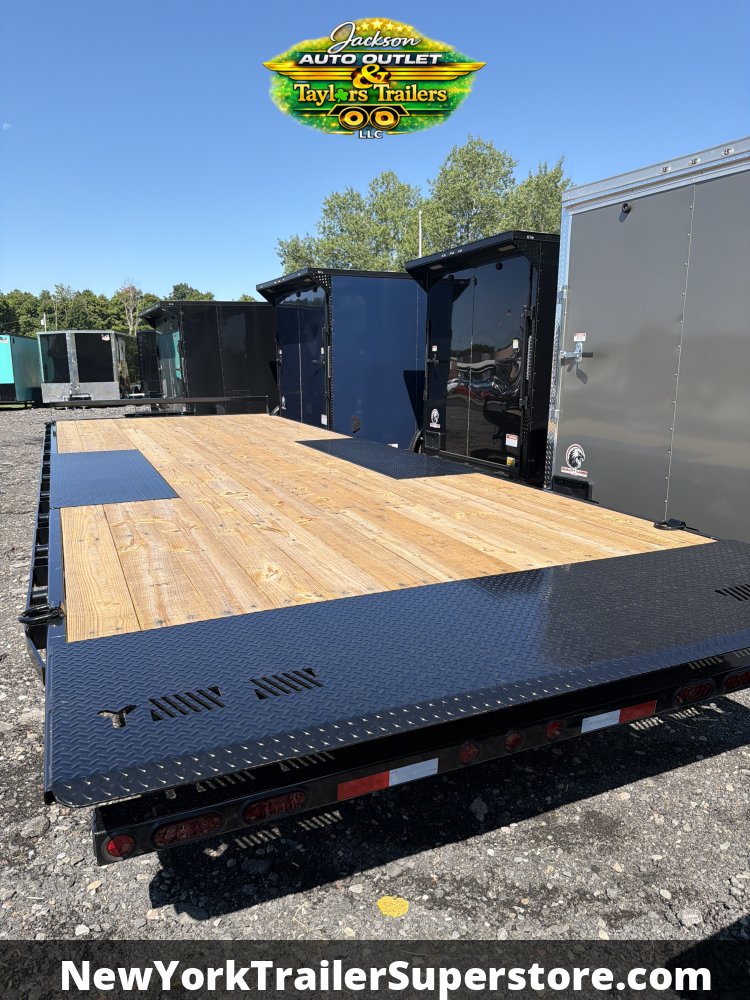 2027 Iron Bull 102X24 14K GVW Tilt Deck Over Equipment Trailer W/ Pintle Hitch