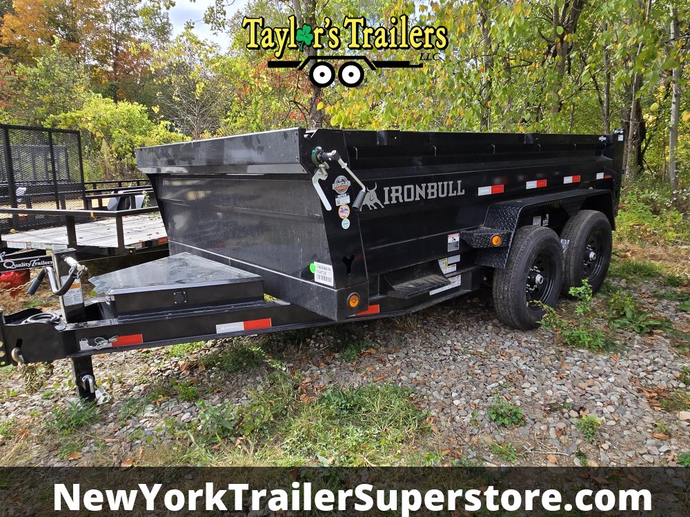 2026 Iron Bull 83x12TA "I-Beam" Dump 15k GVW w/ Tarp Kit