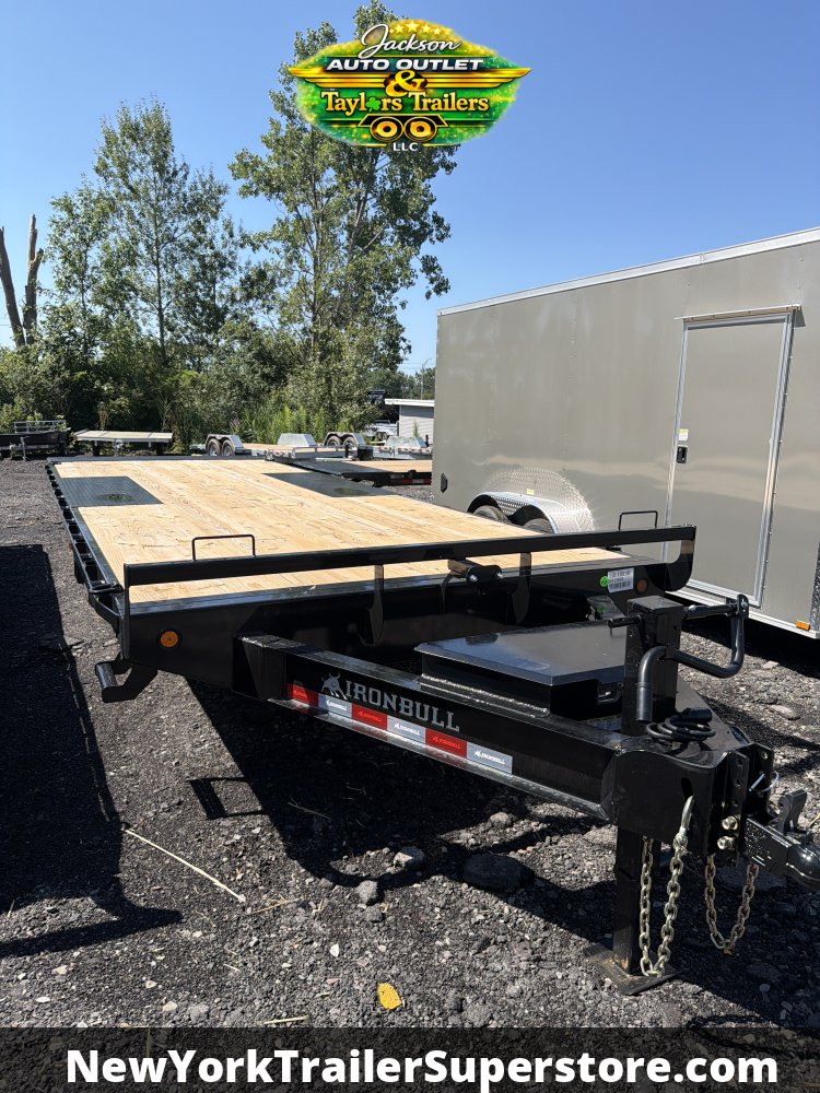 2027 Iron Bull 102X24 14K GVW Tilt Deck Over Equipment Trailer W/ Pintle Hitch