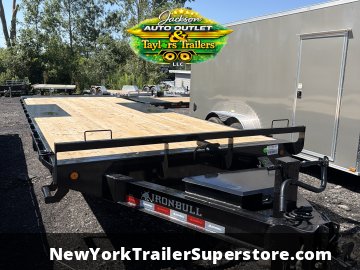 2027 Iron Bull 102X24 14K GVW Tilt Deck Over Equipment Trailer W/ Pintle Hitch