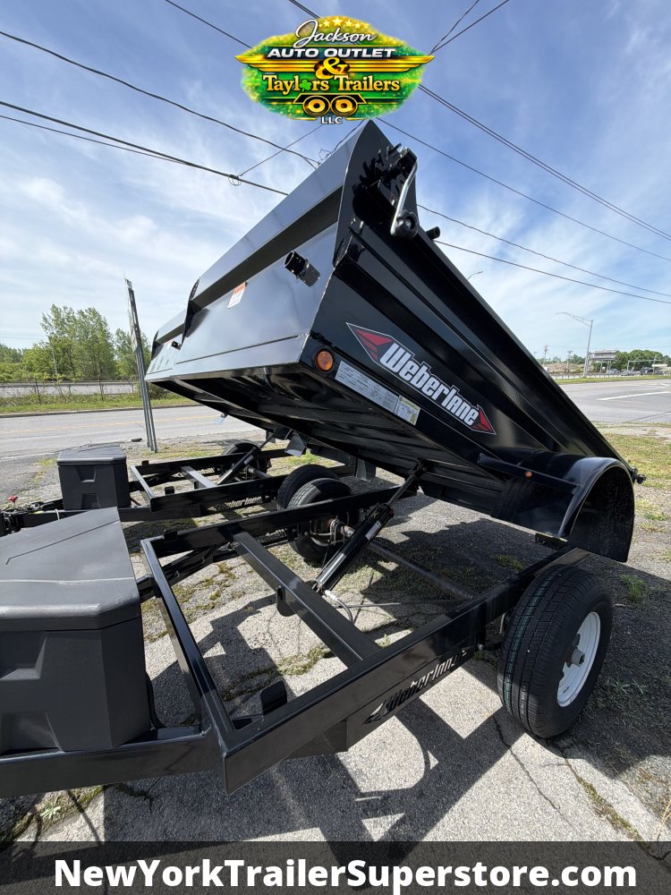 2026 Weberlane 5x8SA Dump Trailer 5200 GVW w/ Tarp Kit