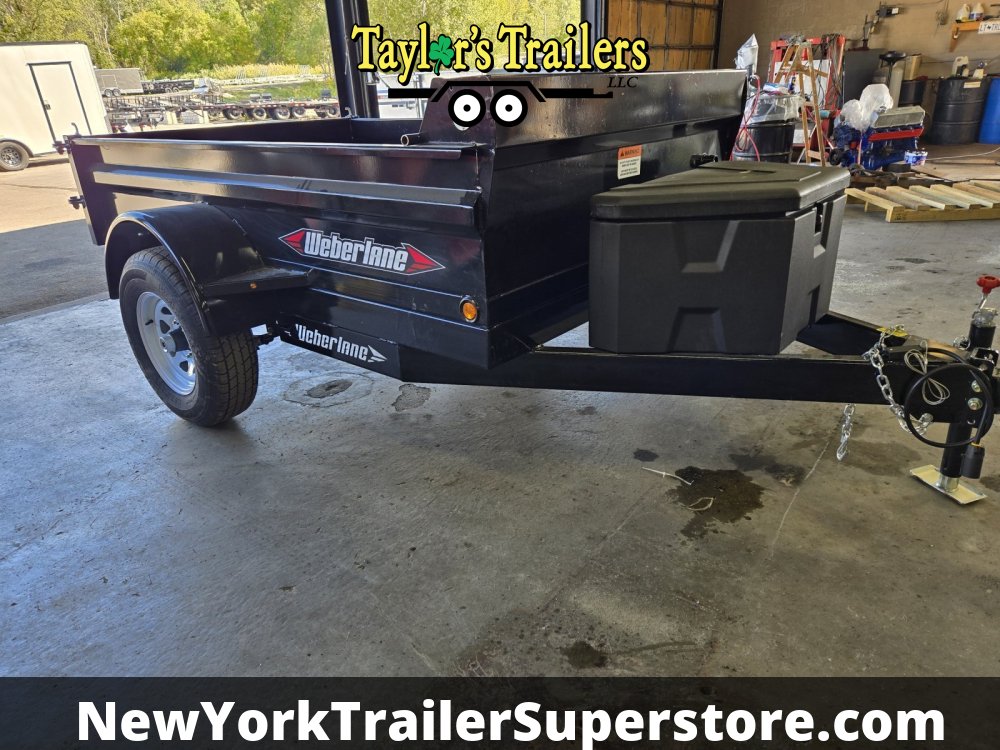 2026 Weberlane 5x8SA Dump 5200 GVW w/ Tarp Kit