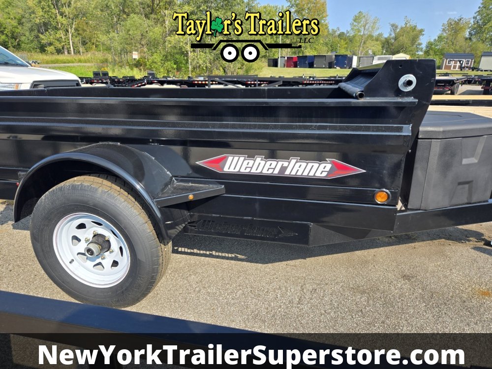 2026 Weberlane 5x8SA Dump 5200 GVW w/ Tarp Kit