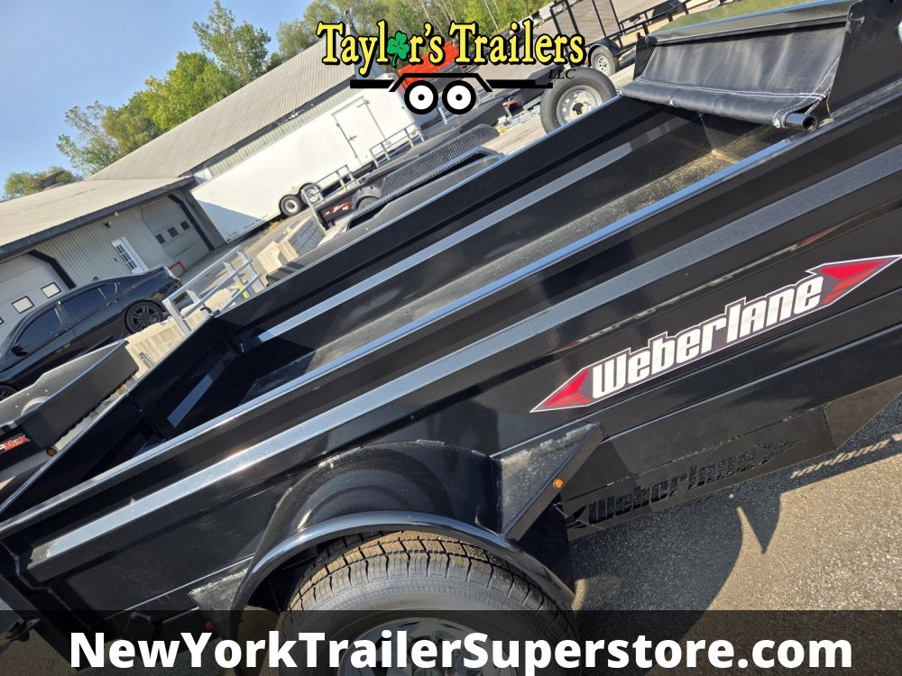 2026 Weberlane 5x8SA Dump 5200 GVW w/ Tarp Kit