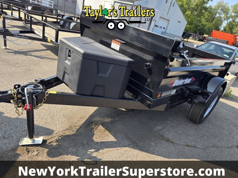 2026 Weberlane 5x8SA Dump 5200 GVW w/ Tarp Kit