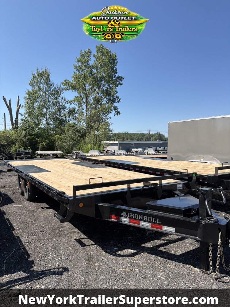 2027 Iron Bull 102X24 14K GVW Tilt Deck Over Equipment Trailer W/ Pintle Hitch