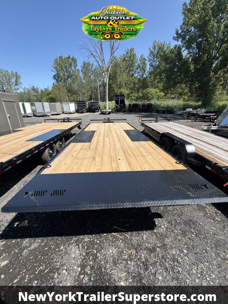 2027 Iron Bull 102X24 14K GVW Tilt Deck Over Equipment Trailer W/ Pintle Hitch