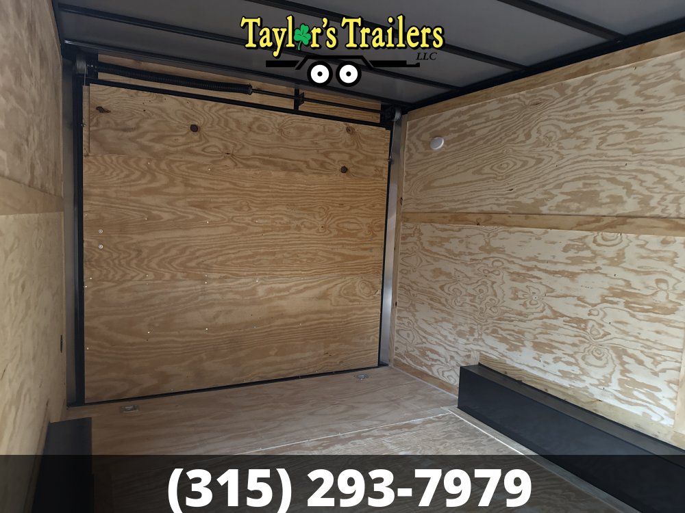 2025 Quality Cargo 8.5x16 Ta 7K Gvw Enclosed Trailer 7' Ceiling BLK/OUT PKG