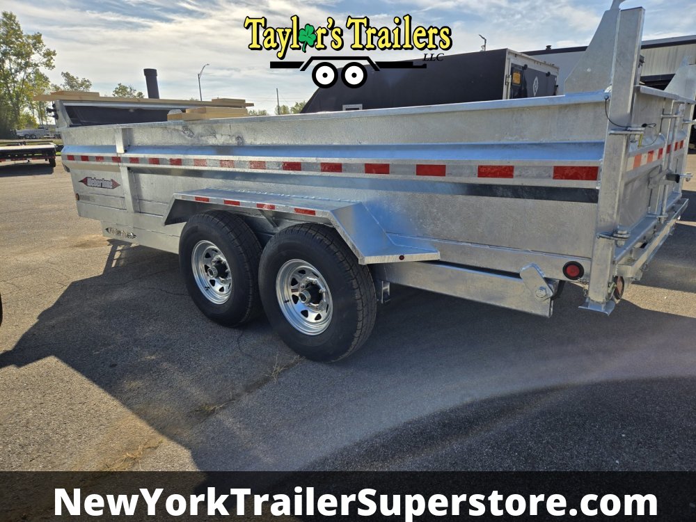 2026 Weberlane 7x14 15.6K GVW Gavanized Dump Trailer 15.6K GVW w/Tarp Kit