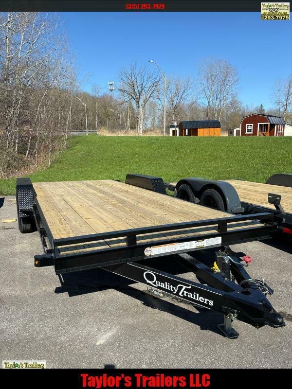 2024 Quality Trailers 82x20 Flatbed Car Hauler 7,000 GVWR