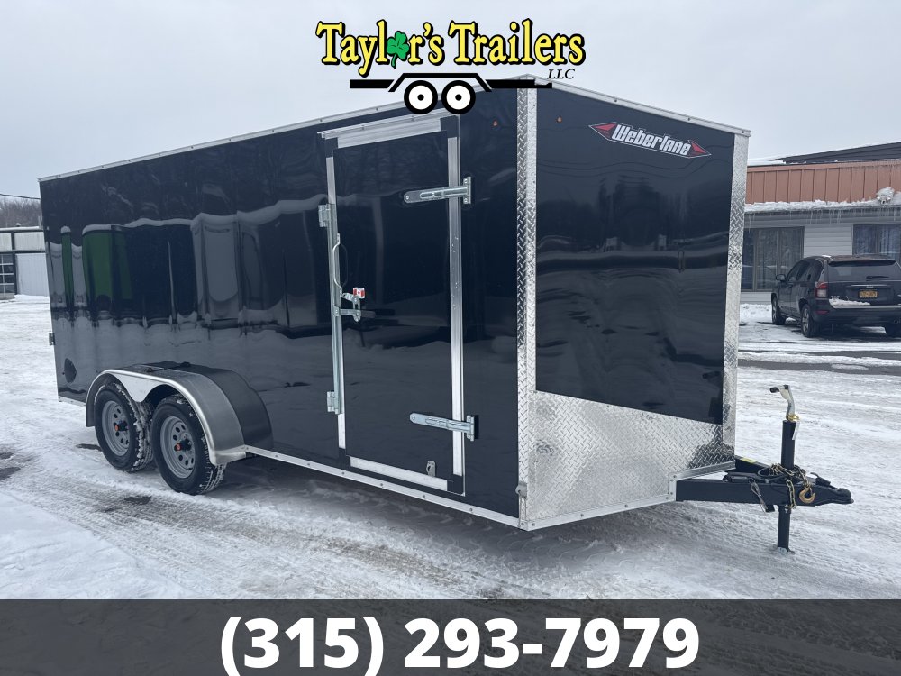 2025 Weberlane 7x16 Ta Enclosed Cargo Trailer 7K GVW