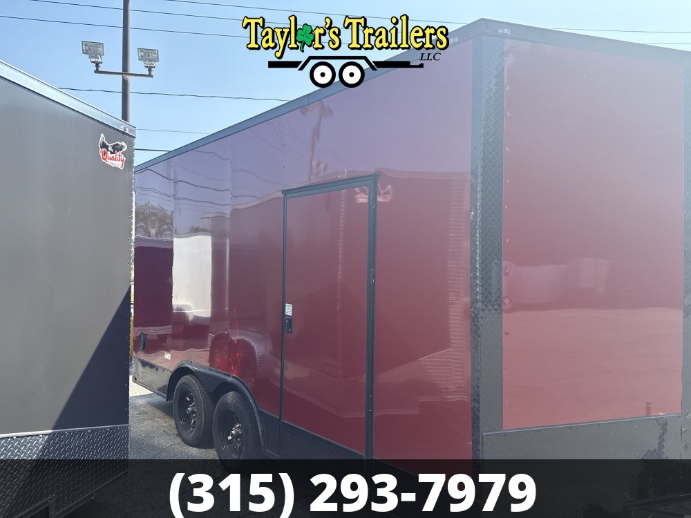 2025 Quality Cargo 102x16 Enclosed Cargo 7,000 GVWR w/8' Ceiling