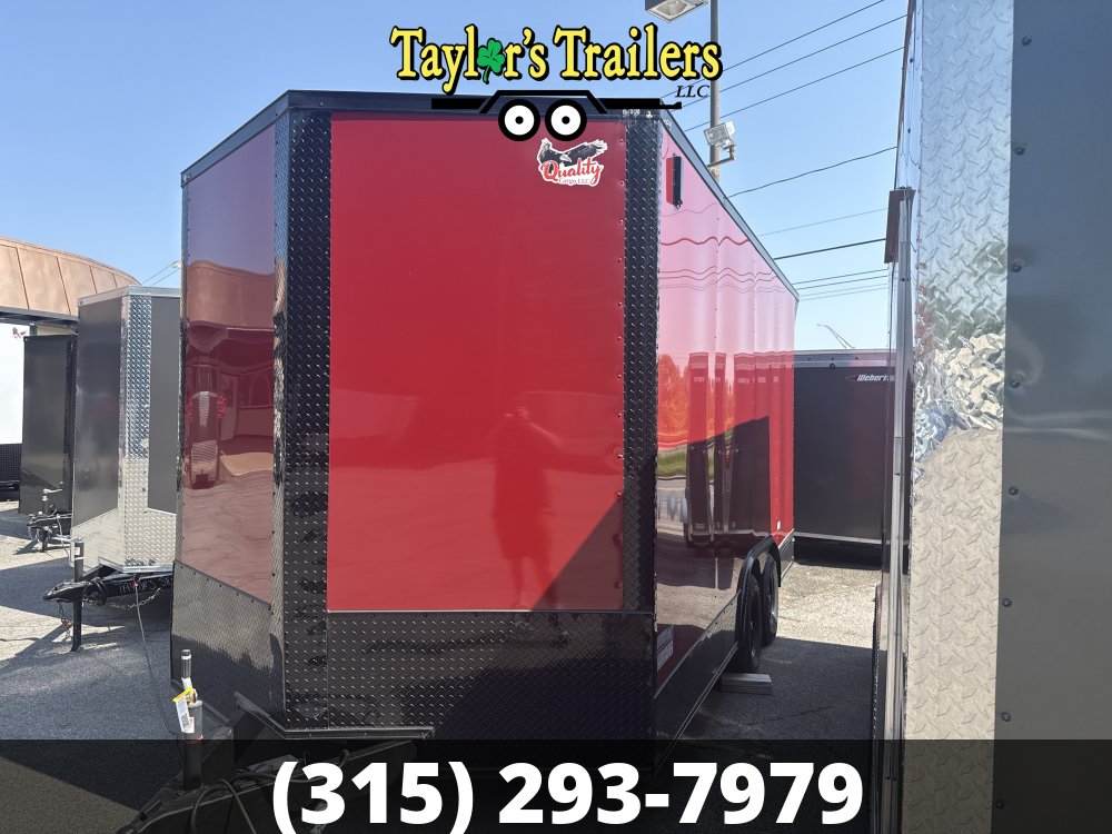 2025 Quality Cargo 102x16 Enclosed Cargo 7,000 GVWR w/8' Ceiling