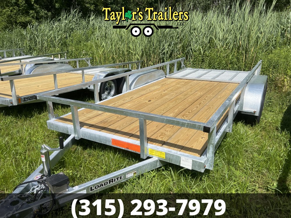 2026 Load Rite 79x16TA 7K GVW Galvanized Utility Trailer