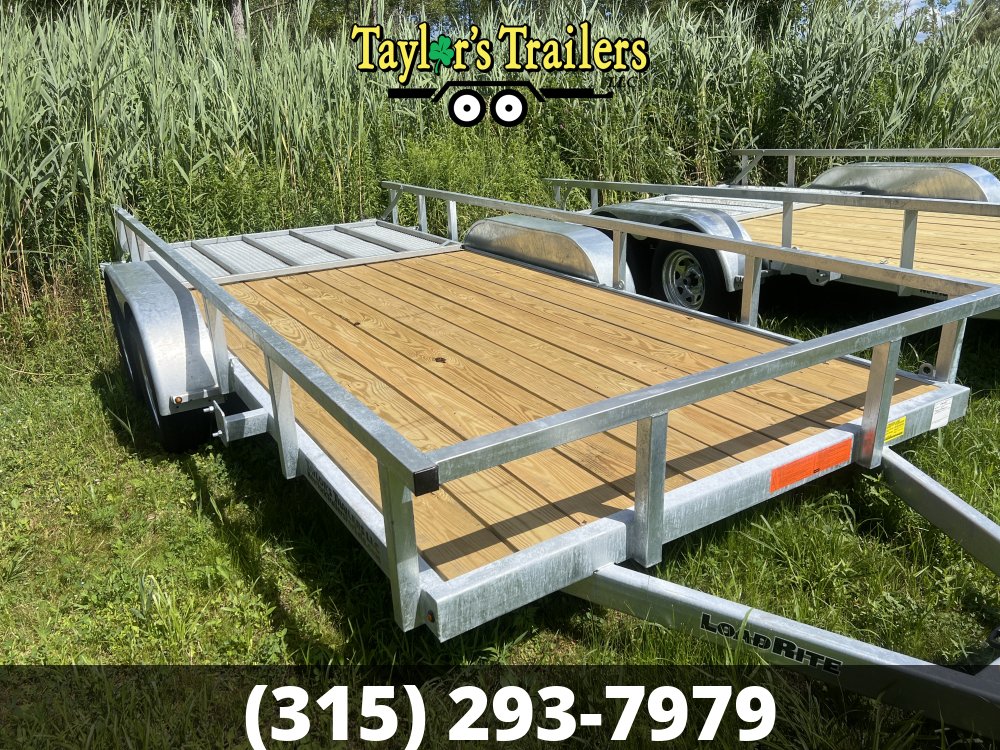 2026 Load Rite 79x16TA 7K GVW Galvanized Utility Trailer