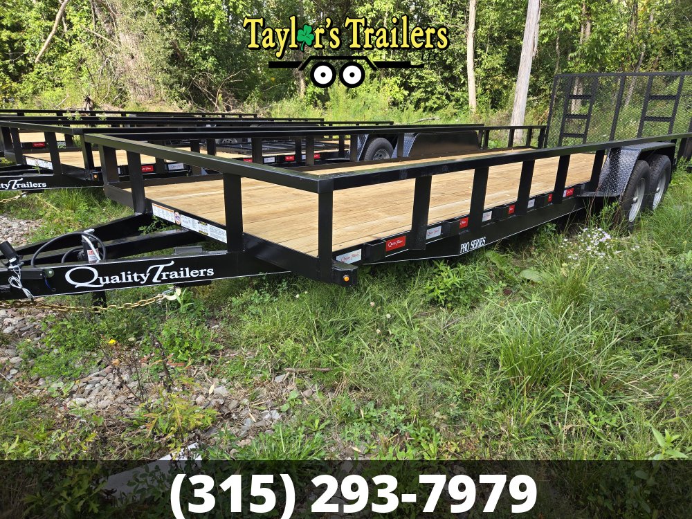 2026 Quality Trailers 82x24TA 9990 GVW Landscape Utility