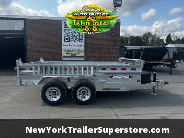 2026 Weberlane 6x10 Dump Trailer 10K GVW Galvanized w/Tarp Kit