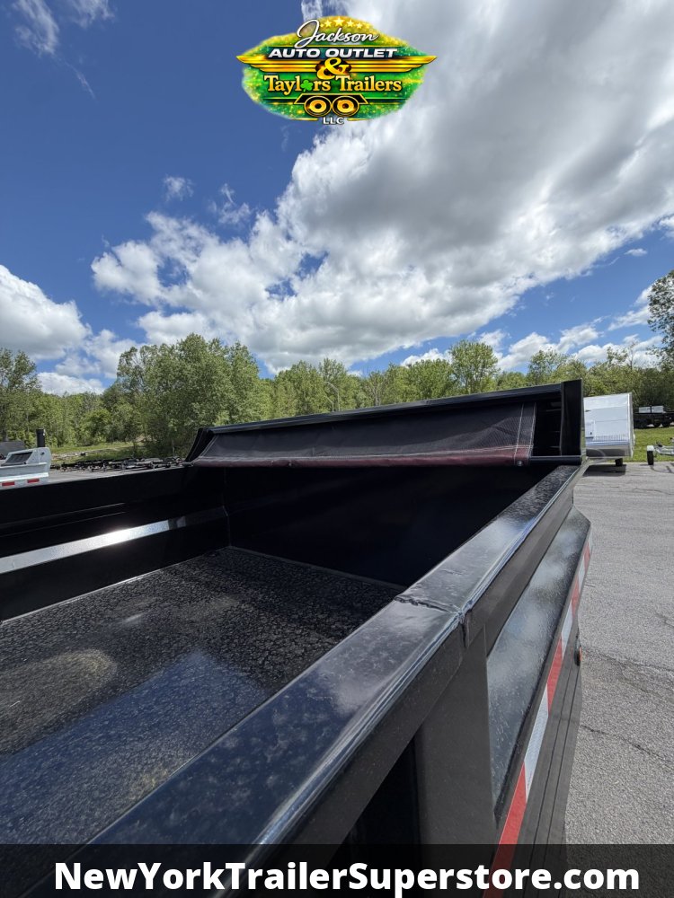 2026 Weberlane 82x14 Dump Trailer 15.6K GVW w/Barn Door Ramp Gate Combo