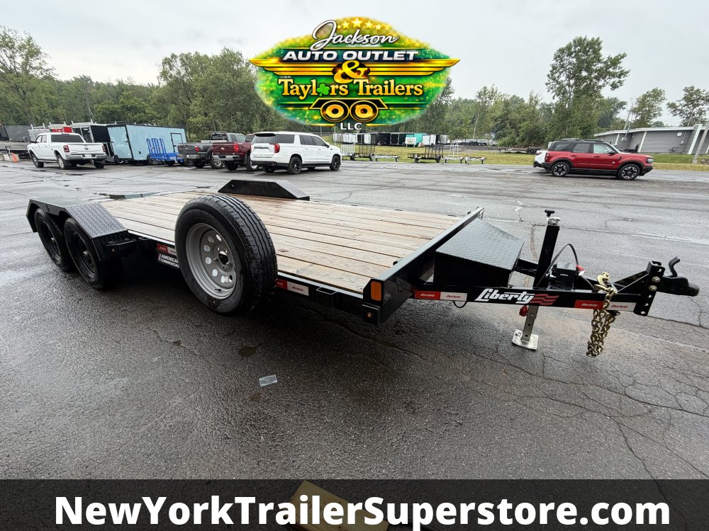 USED 2025 Liberty 84x18 Car Hauler 7,000 GVWR