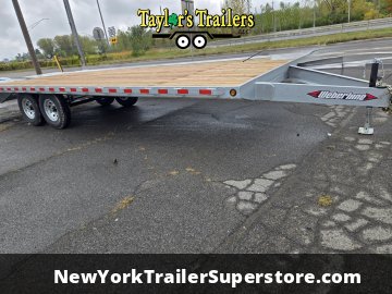 2025 Weberlane 102x24 TA DeckOver Galvanized Equipment 15k GVWR