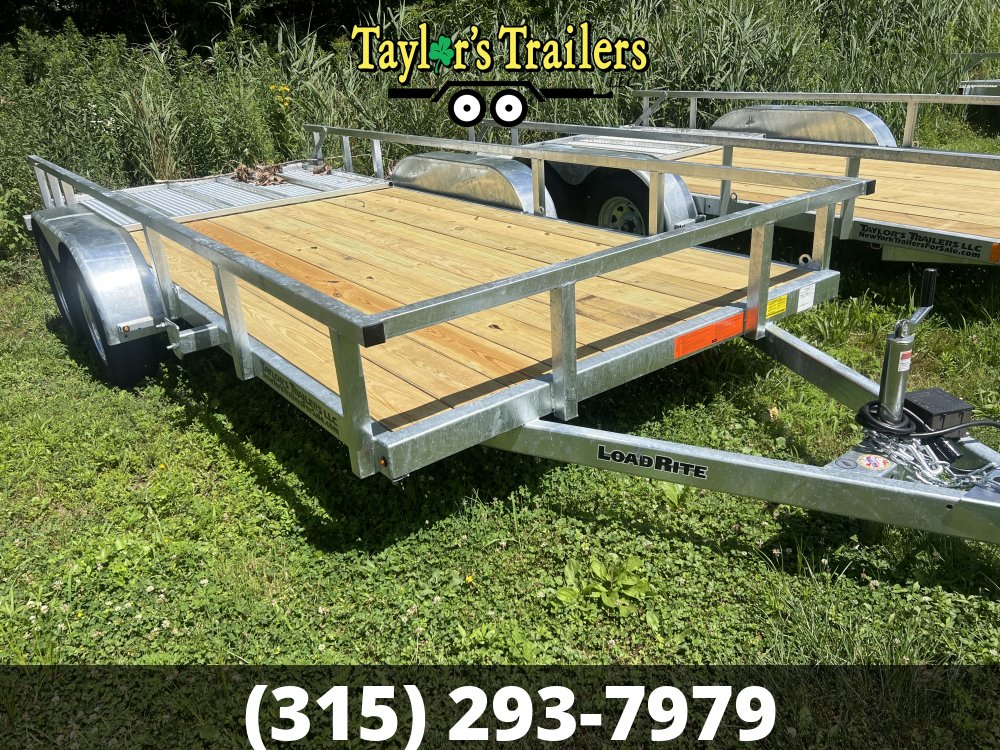 2026 Load Rite 79x16TA 7K GVW Galvanized Utility Trailer