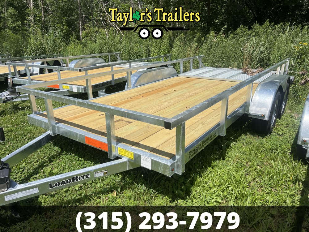 2026 Load Rite 79x16TA 7K GVW Galvanized Utility Trailer
