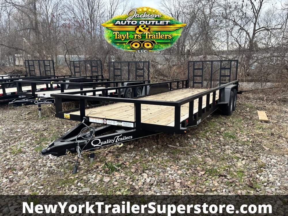 2026 Quality Trailers 82x24TA 9990k GVW Landscape Utility