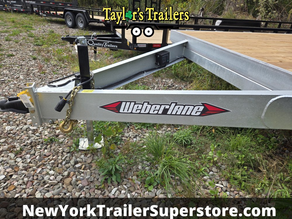 2025 Weberlane 8.5 x 22 TA Deck Over Galvanized Equipment 15k GVWR