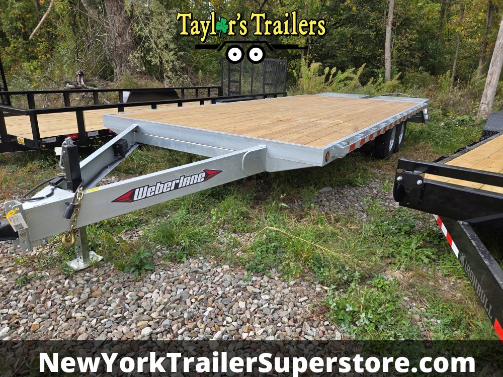 2025 Weberlane 8.5 x 22 TA Deck Over Galvanized Equipment 15k GVWR