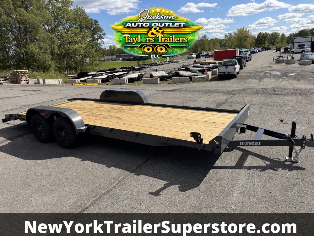 2027 Norstar 83 x 18 Car Hauler w/ Slide Out Ramps 7k GVWR