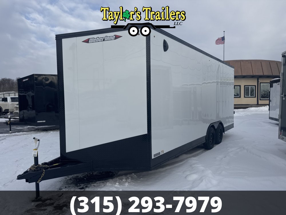 2025 Weberlane 8.5x20 Ta Enclosed Cargo Trailer 7K GVW