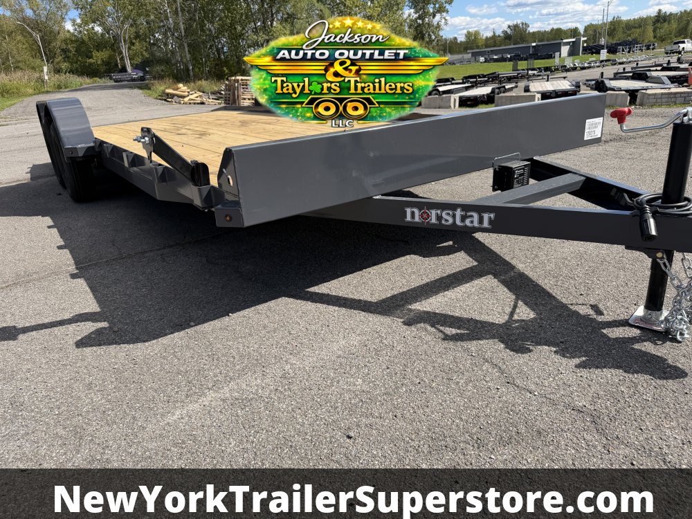 2027 Norstar 83 x 18 Car Hauler w/ Slide Out Ramps 7k GVWR