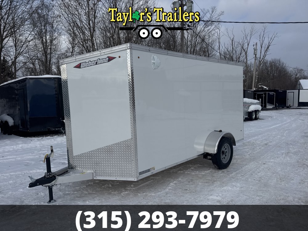 2025 Weberlane 6x12 Aluminum Cargo Trailer 2,989Lb GVW