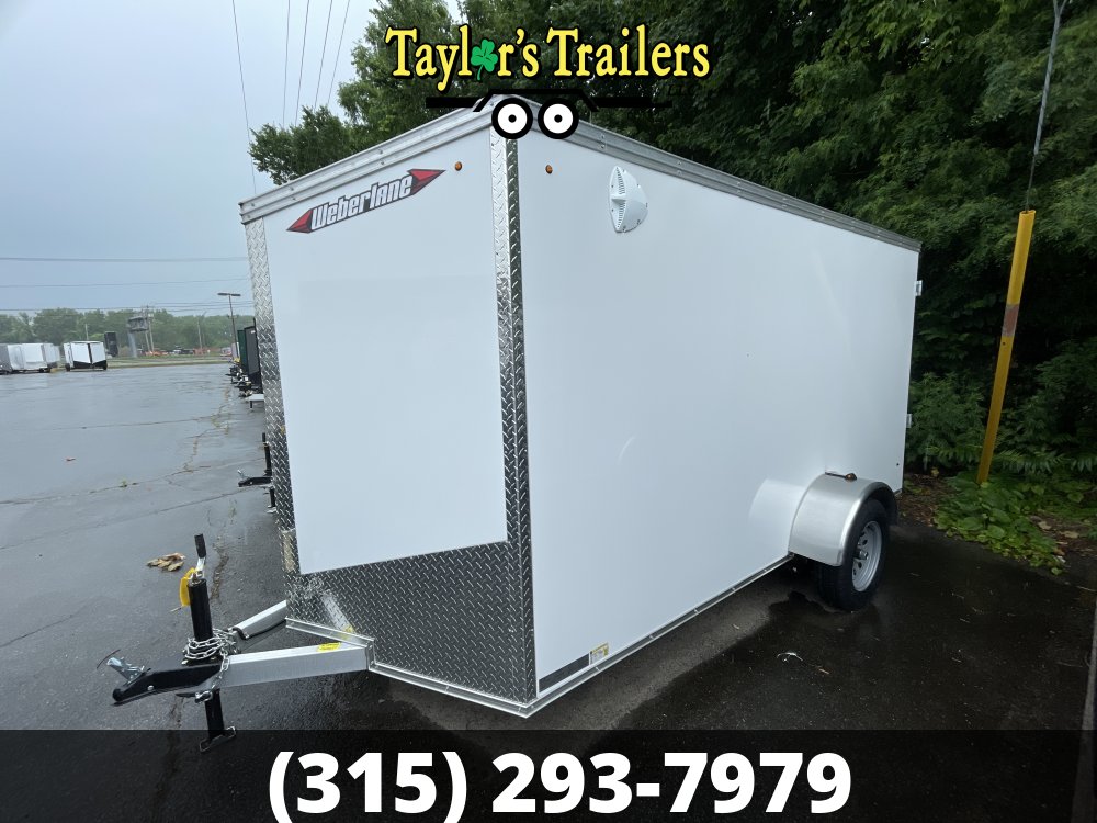 2025 Weberlane 6x12 Aluminum Cargo Trailer 2,989Lb GVW w/ 6' Ceiling