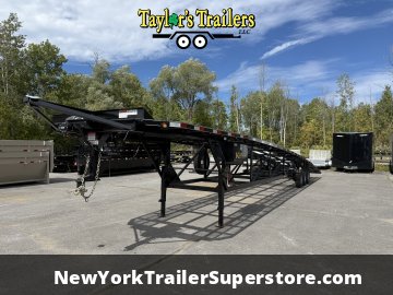 2025 Kaufman W50 Delux 102"x50' Wedge Car Hauler 18k GVW Tri-Axle w/ Trailer Hauling Package